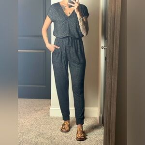 Stars Above Cozy Jogger Jumpsuit with Pockets